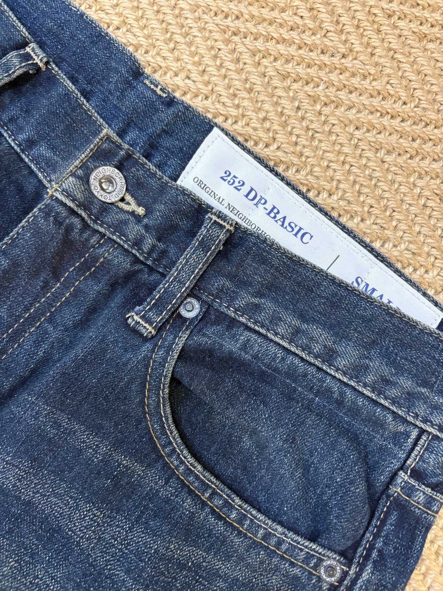 NEIGHBORHOOD WASHED DENIM JEANS