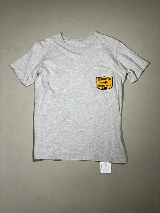 VisVim Light Gray Embroidered T-Shirt