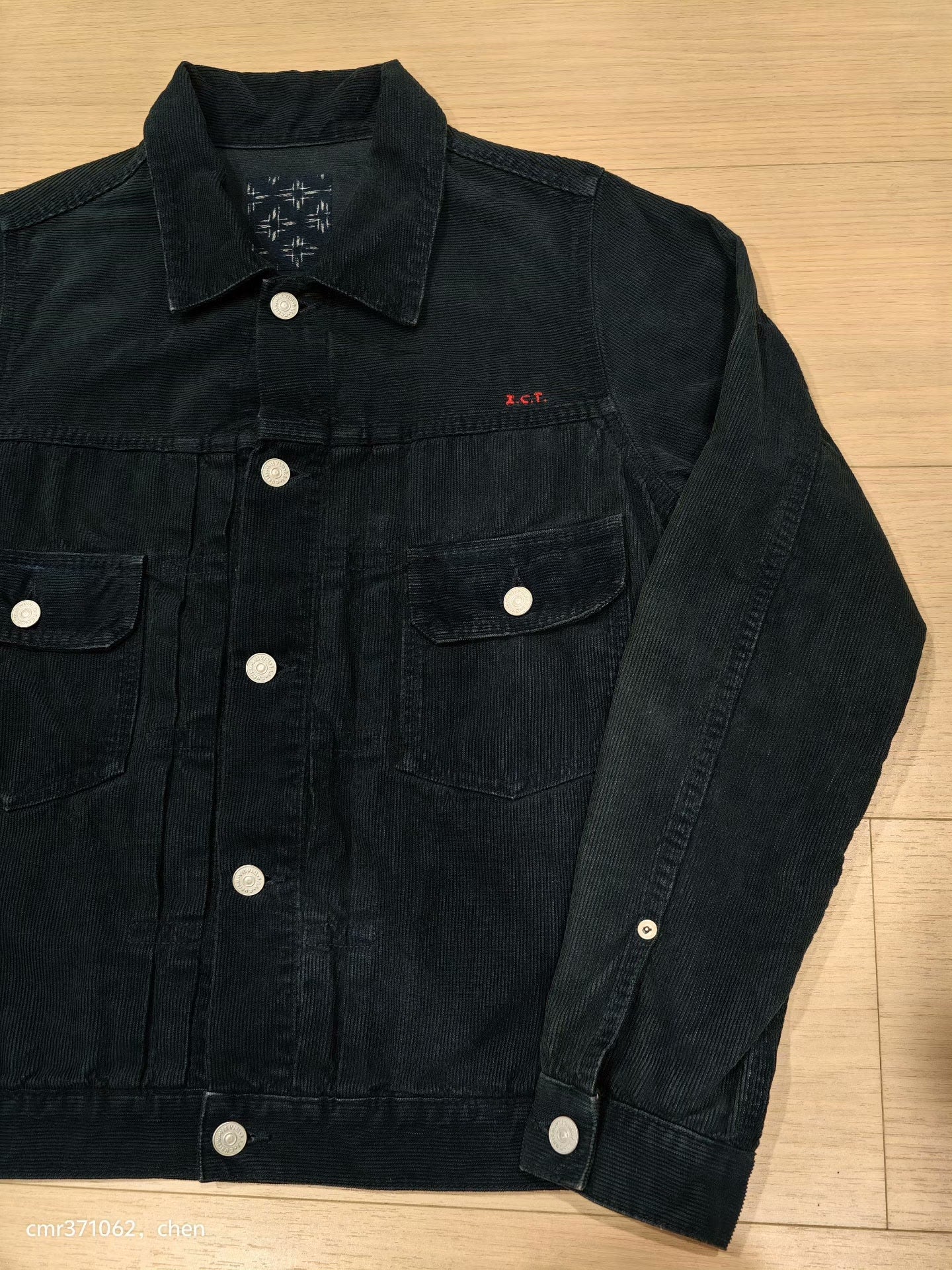 VISVIM 19 ICT 101 Corduroy Flag Jacket