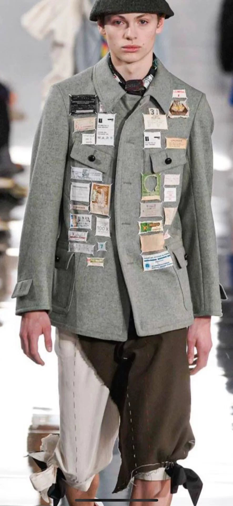 Maison Margiela Wool Blend Hunting Jacket