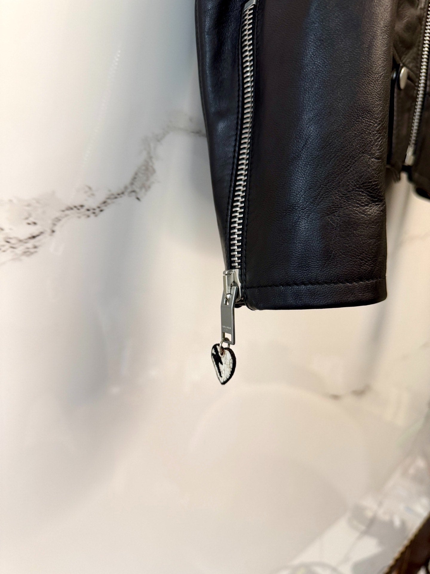 saint laurent studded l01 biker leather jacket