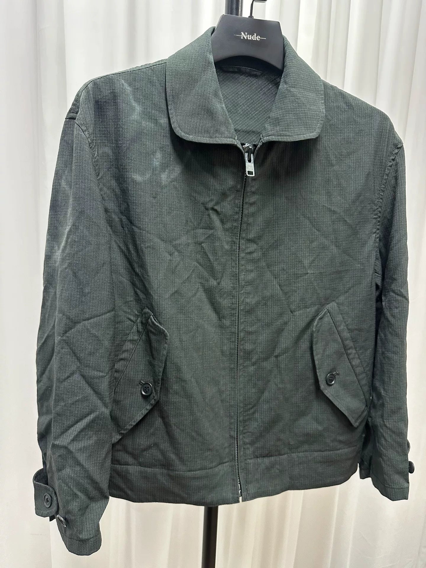Yohji Yamamoto Wool Check Jacket