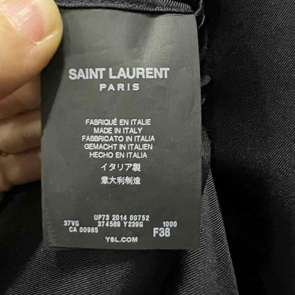 Saint Laurent Black Gold Trim Blazer