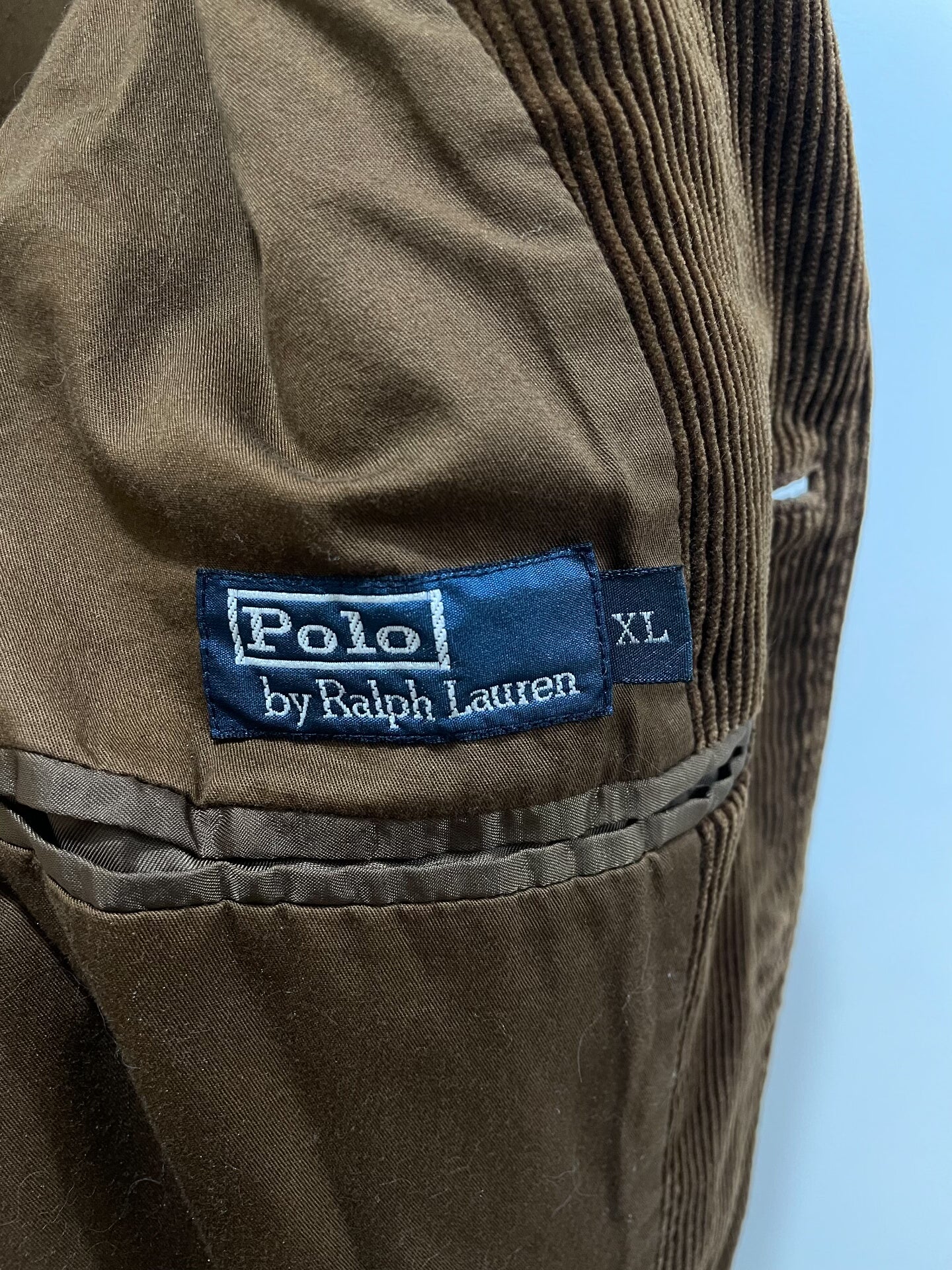 Ralph Lauren Corduroy Blazer Jacket Size XL