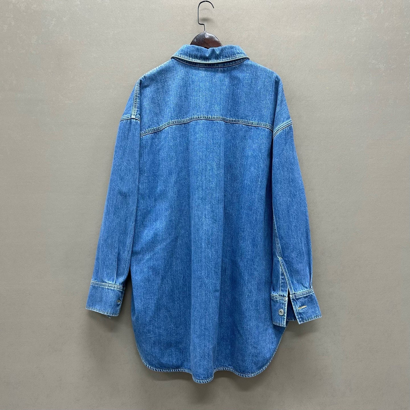 lanvin batman denim shirt jacket
