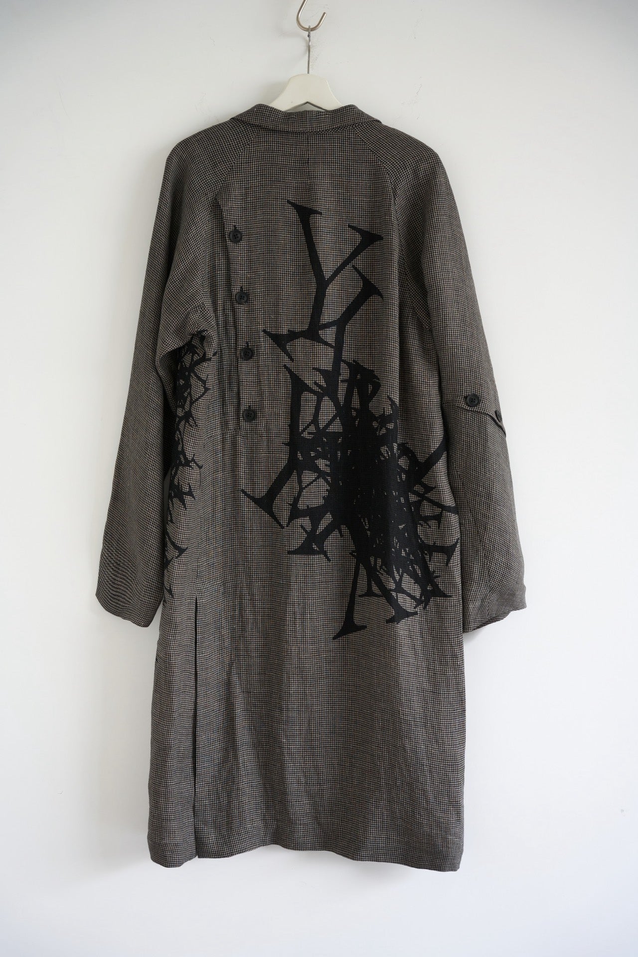 Yohji Yamamoto 24SS Houndstooth Coat