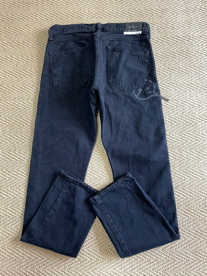 denim by vanquish & fragment distressed jeans