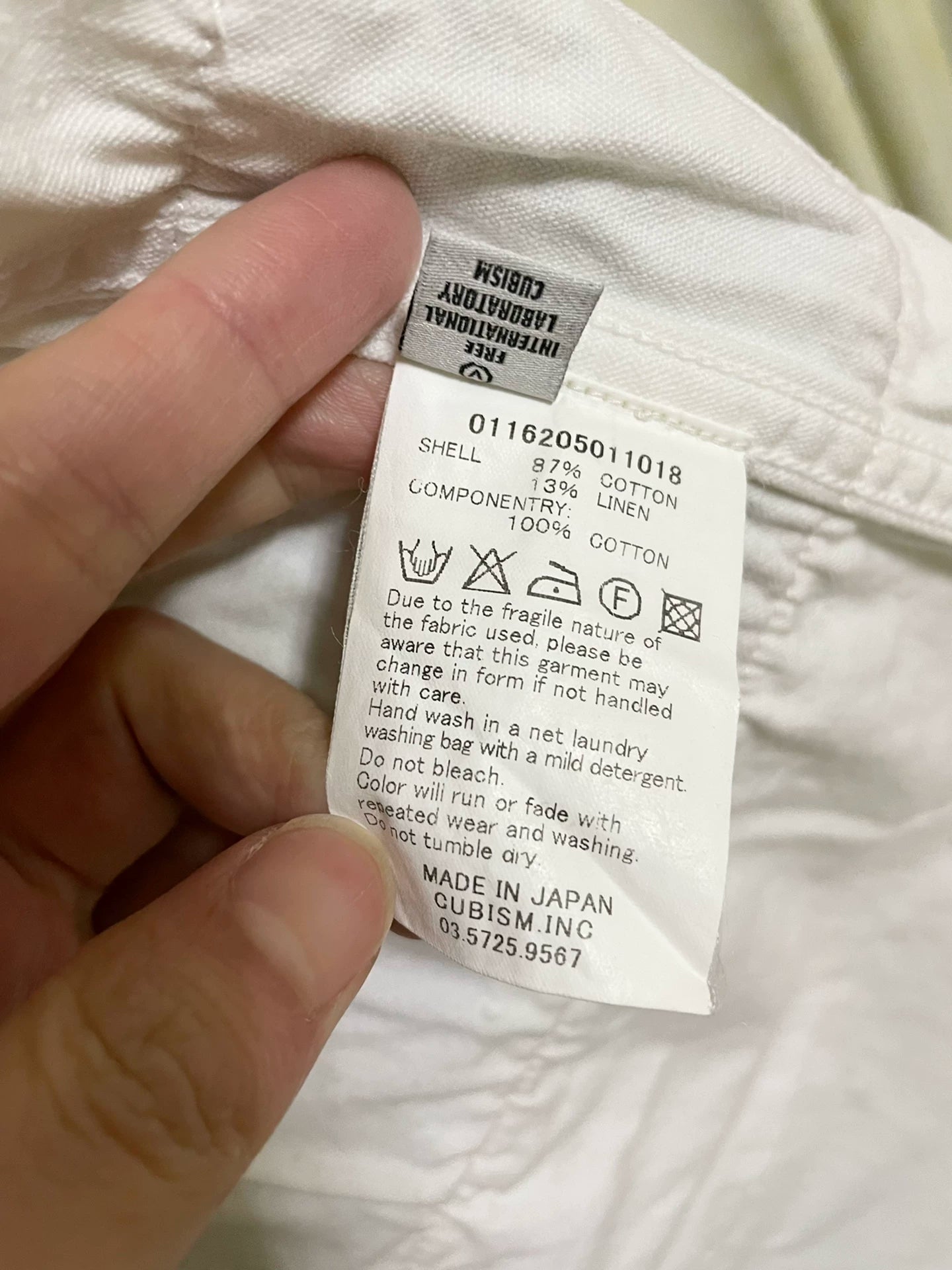 VISVIM Knitted Pattern Paneled Long-Sleeve Shirt