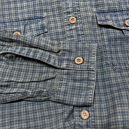 RRL Indigo Check Shirt