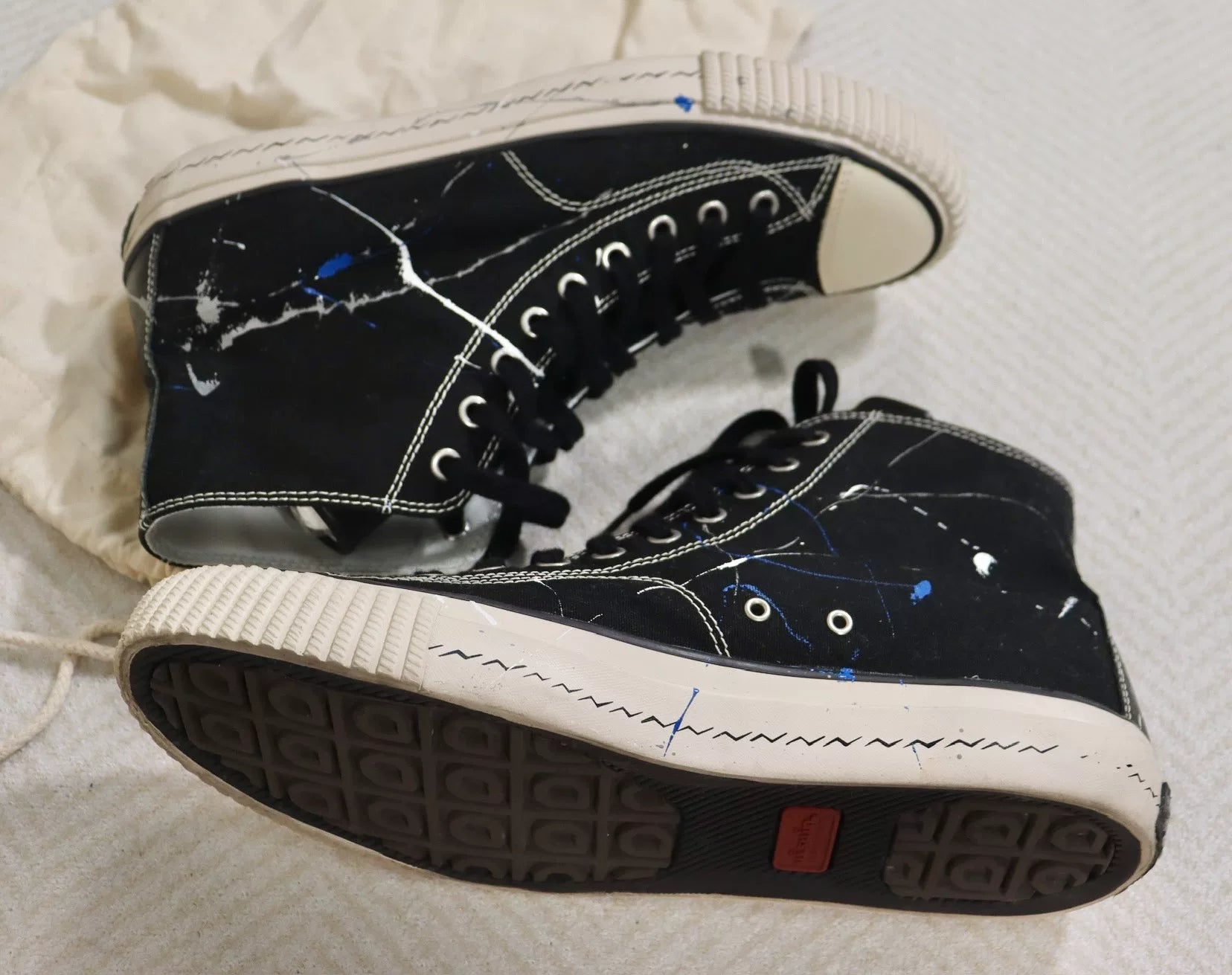 VISVIM 19AW Skagway Hi Canvas Splatter