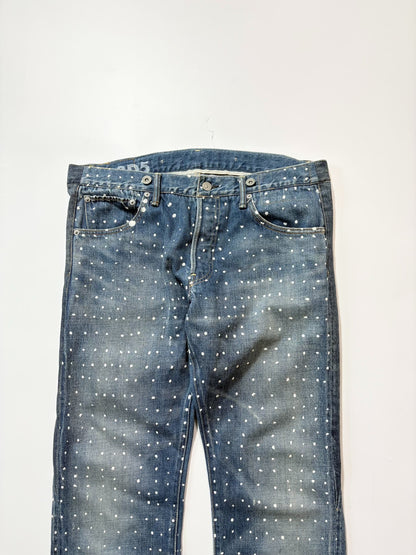 VISVIM 01.2D5 Polka Dot Jeans