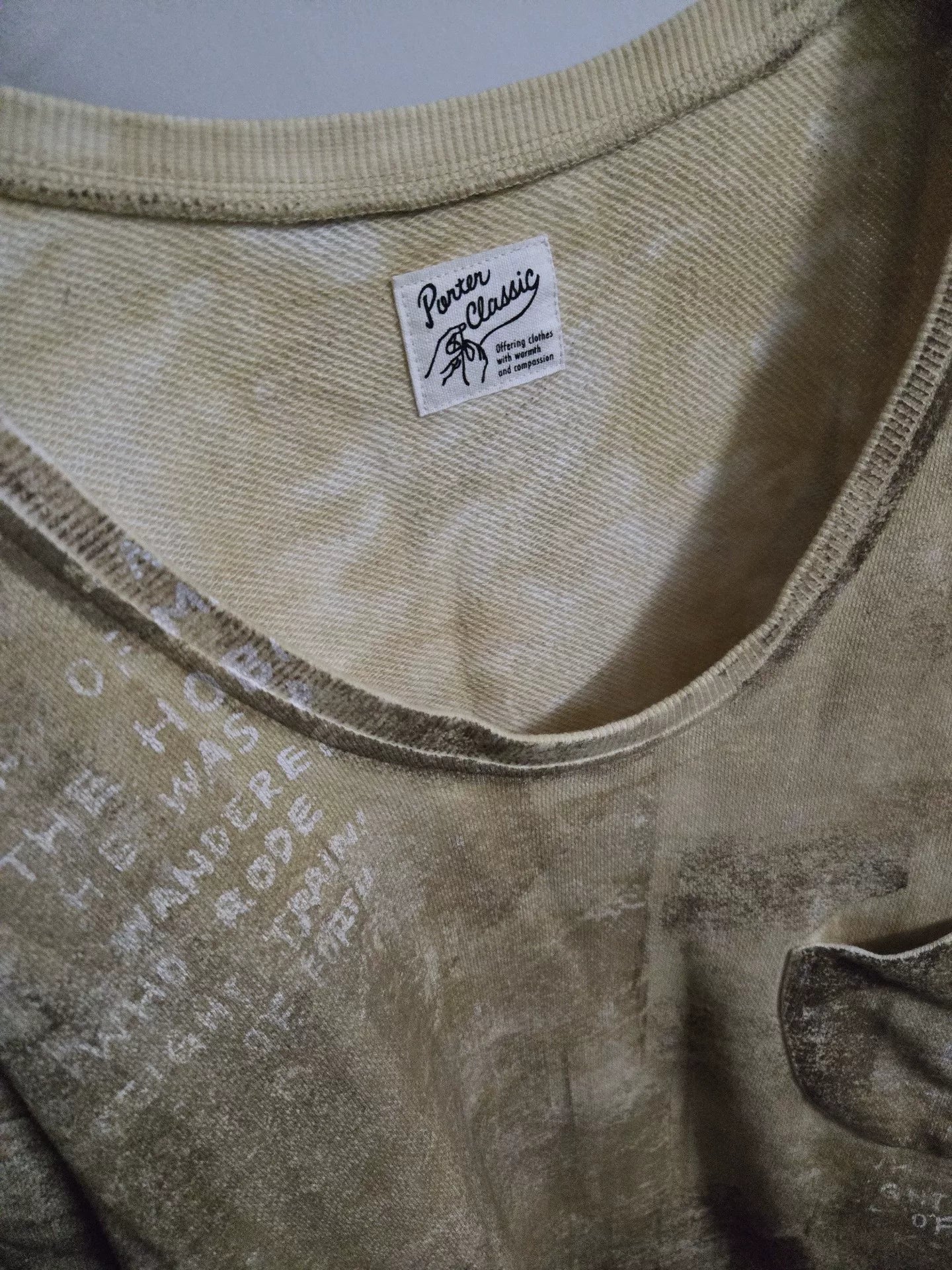 Porter Classic Handmade Dyed Sweatshirt