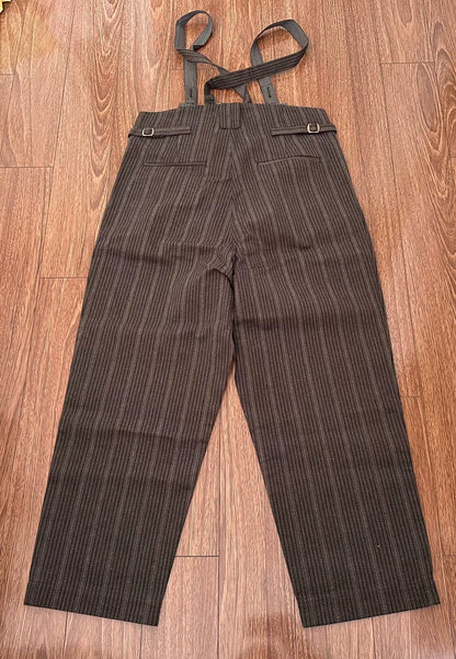 Vintage Striped Overalls by KAPITAL