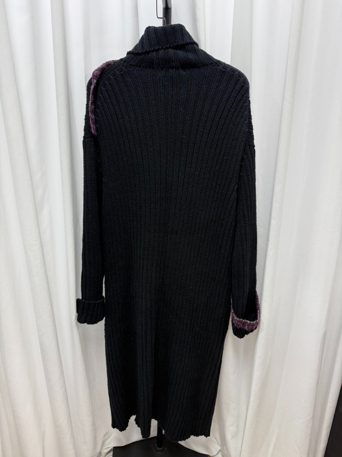 Yohji Yamamoto Pour Homme Patchwork Oversized Sweater Coat Sample