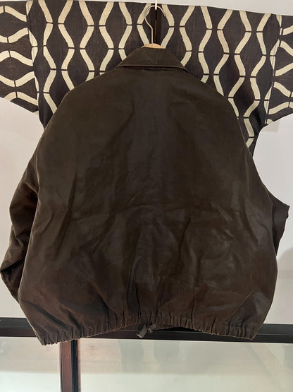 beams japan brown faux suede jacket