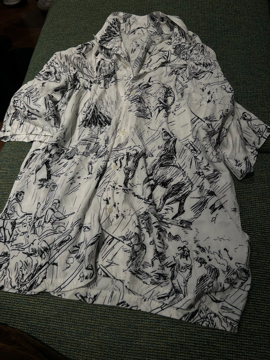 Porter Classic Seven Samurai Aloha Shirt