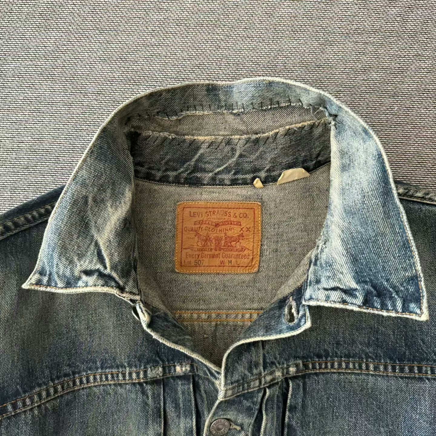 Levi's LVC 507XX Washed Denim Jacket
