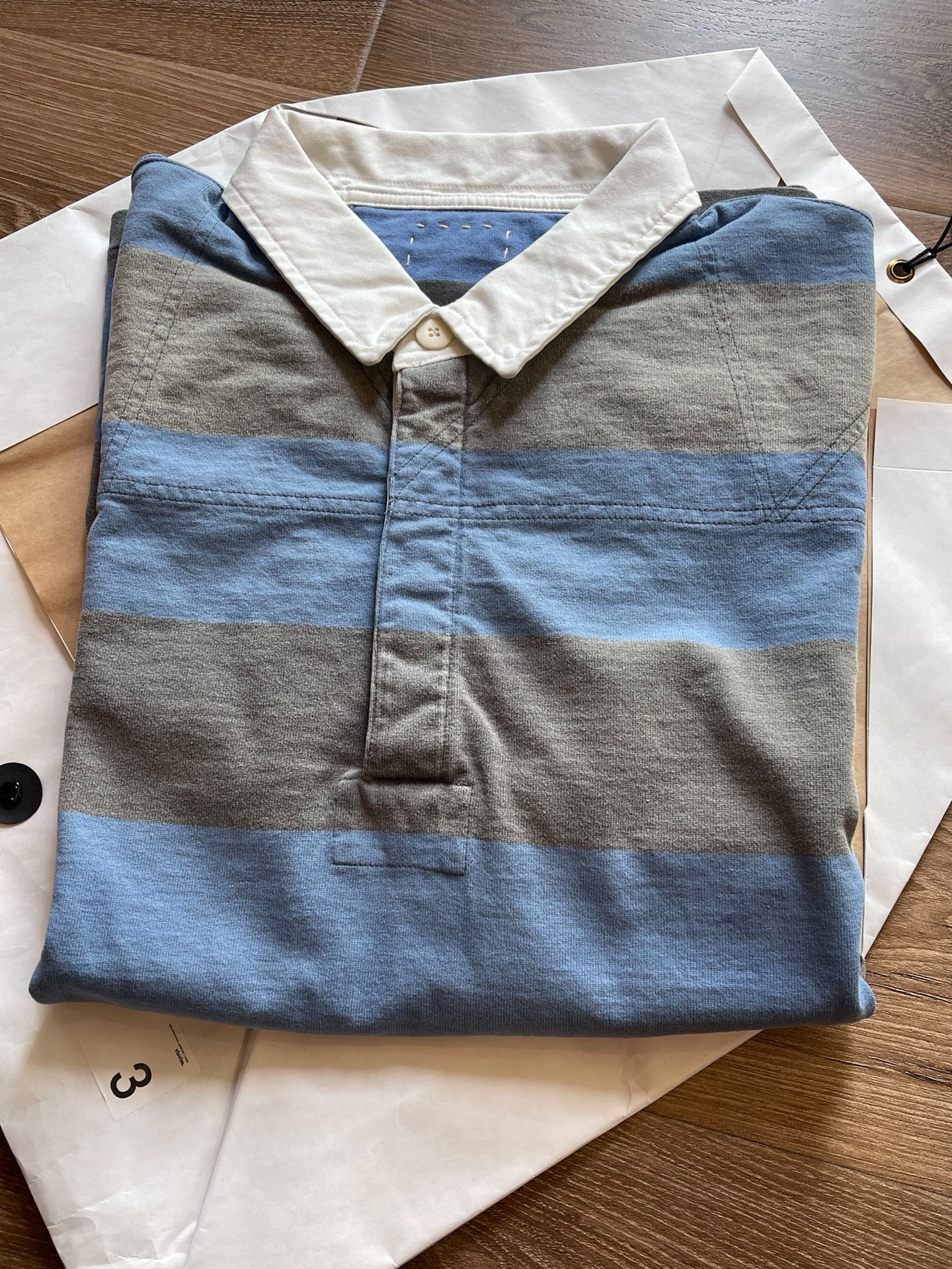 VISVIM LARKHAM L/S RUGGER