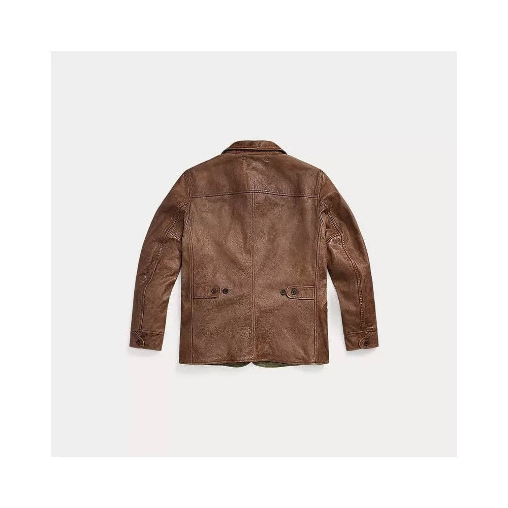 RRL Ralph Lauren Brakeman Leather Jacket