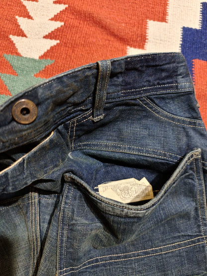 RRL Distressed Patched Work Pants