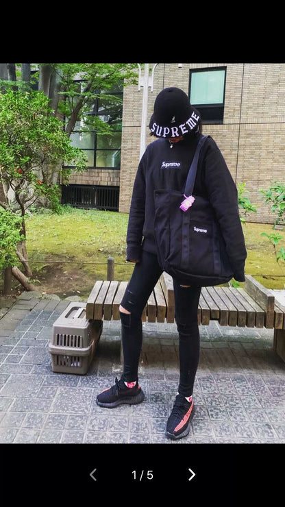 supreme fw20 canvas backpack tote bags