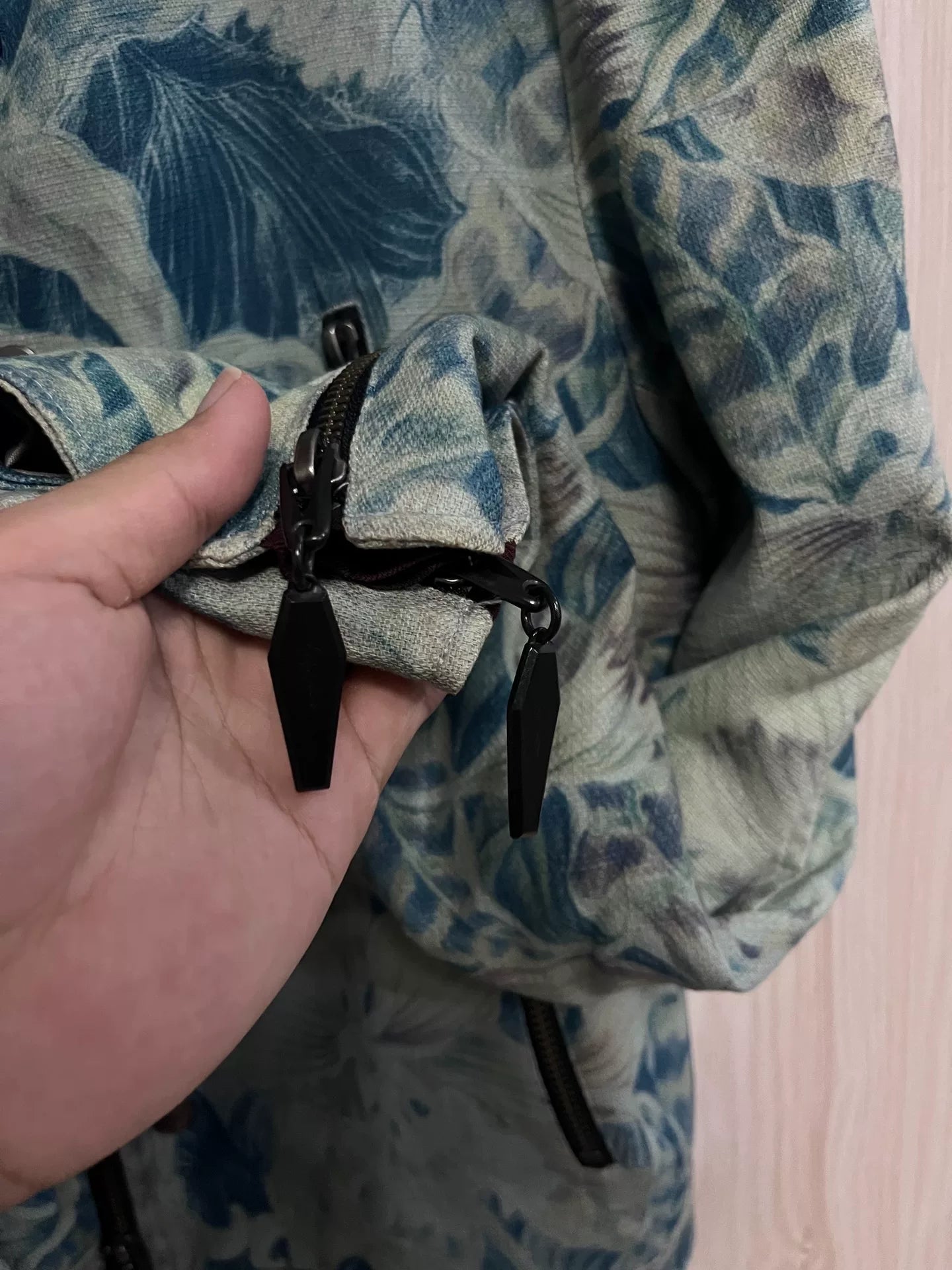 Yohji Yamamoto Floral Motorcycle Jacket