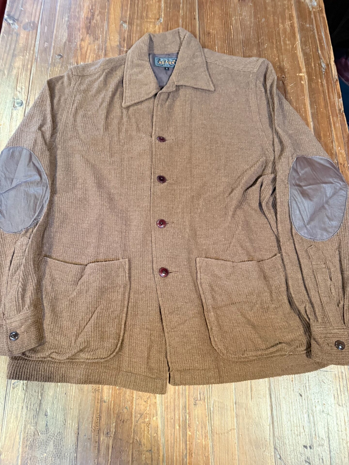 BEAMS Brown Tweed Jacket (M)