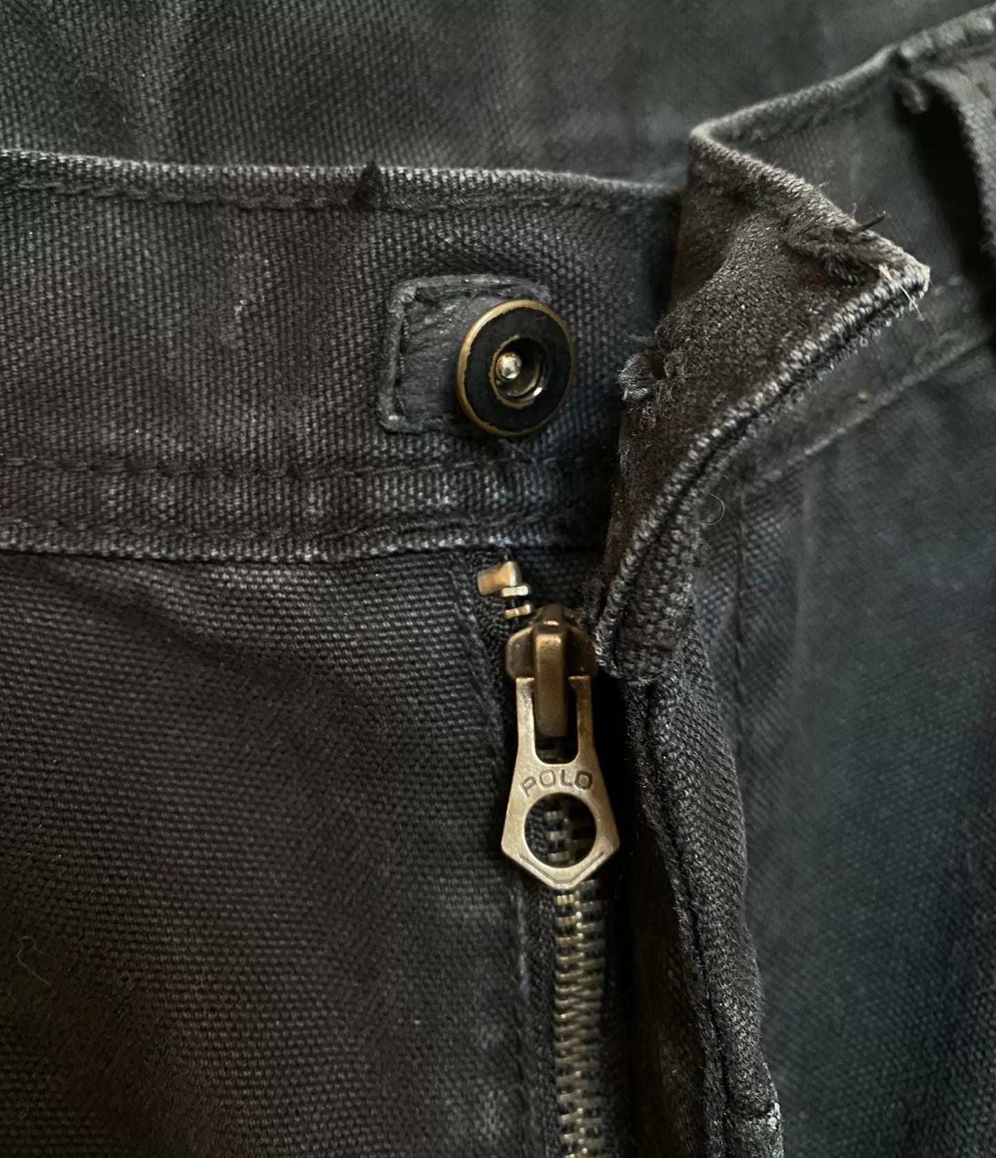 vintage rl heavy canvas cargo pants