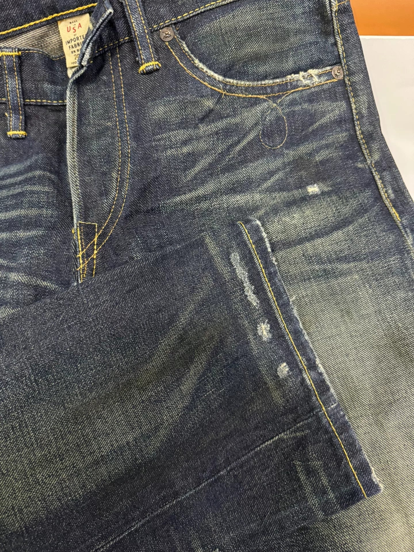 RRL Classic Blue Denim Pants