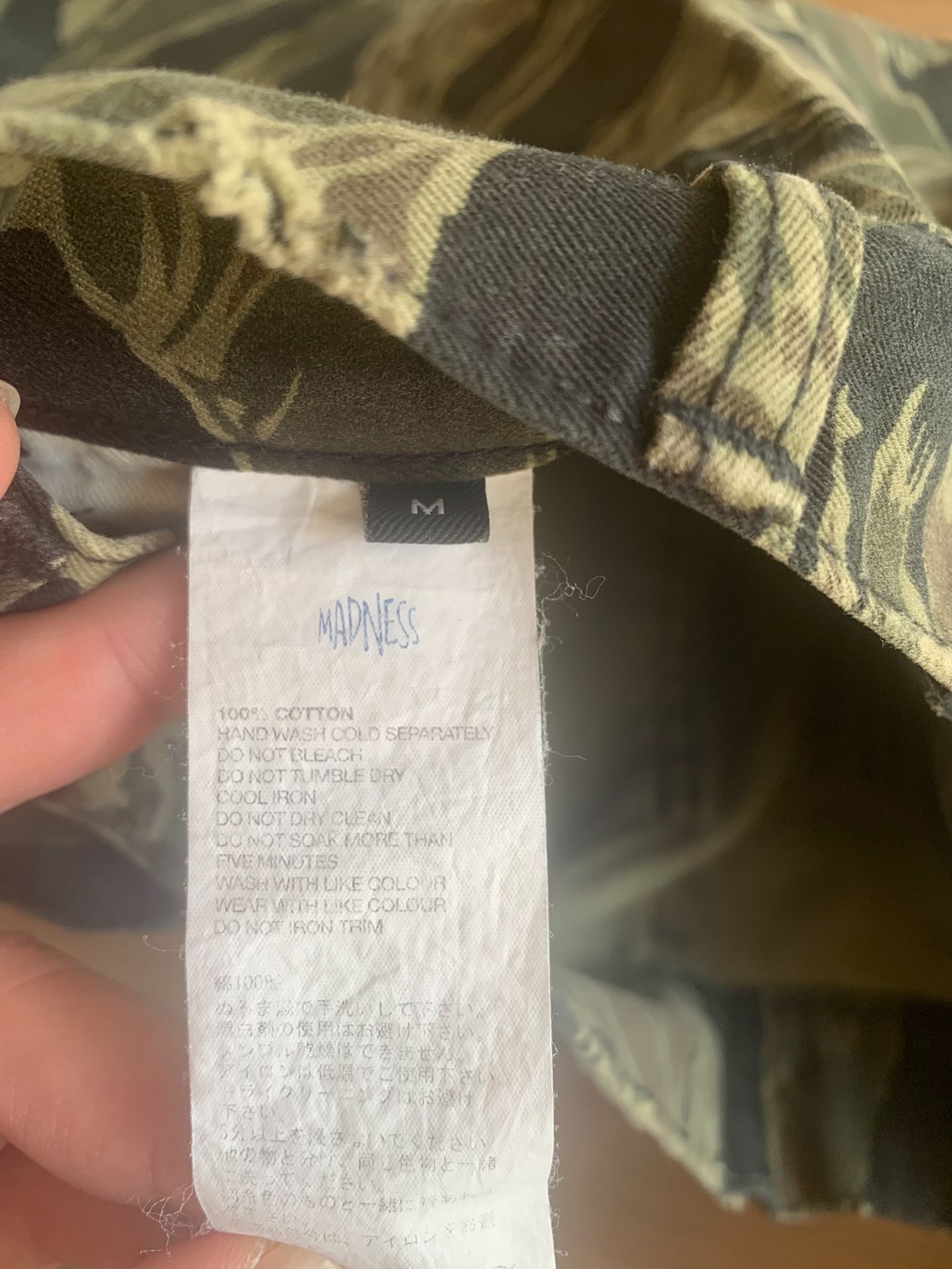 MADNESS Camouflage Cargo Shorts 22SS