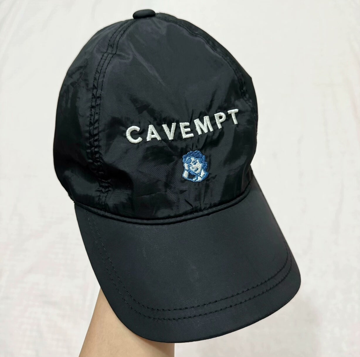cavempt classic cap with blue logo