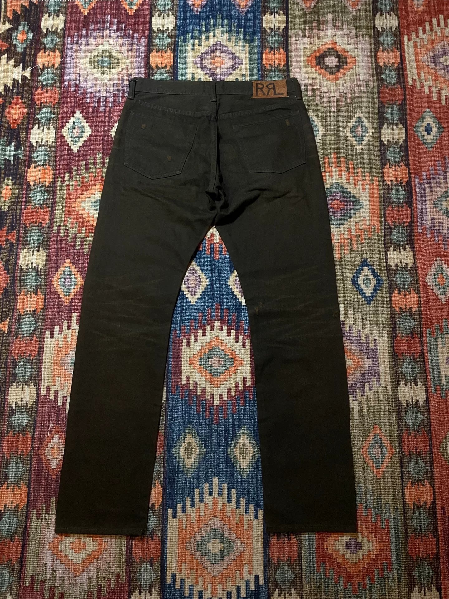 RRL 2016 Vintage Distressed Patch Pants