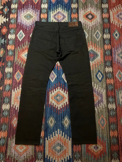 RRL 2016 Vintage Distressed Patch Pants