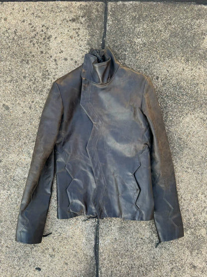 Carol Christian Poell Crash Seam Leather Jacket