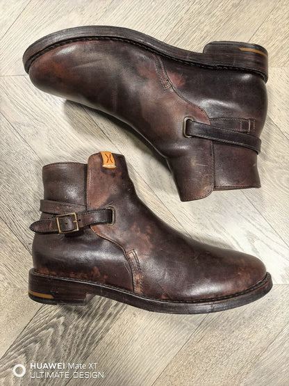 visvim buckled riding boots in excellent condition