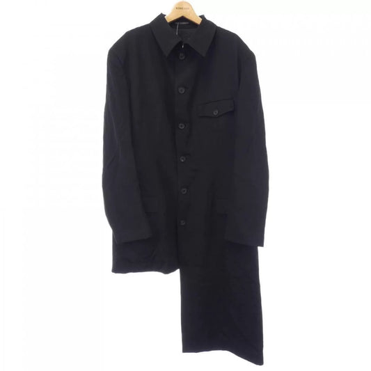 asymmetrical coat by yohji yamamoto