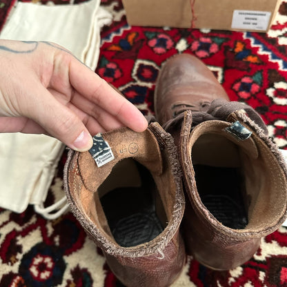 visvim ict lafayette mud-dyed boots