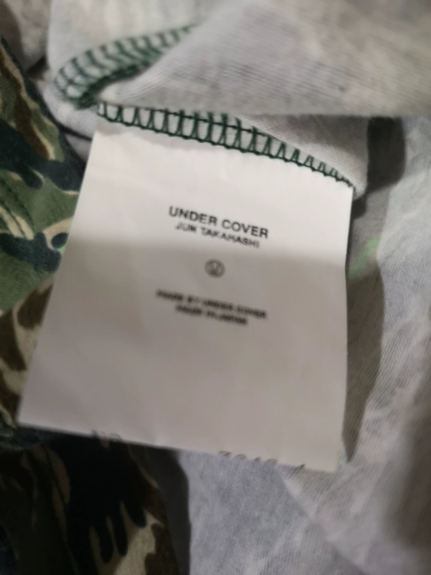 Undercover 01ss Vintage Short Sleeve Tee