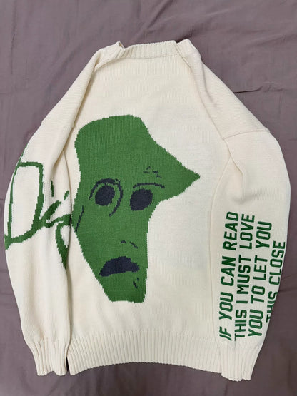 DIOR x Travis Scott Abstract Wool Sweater