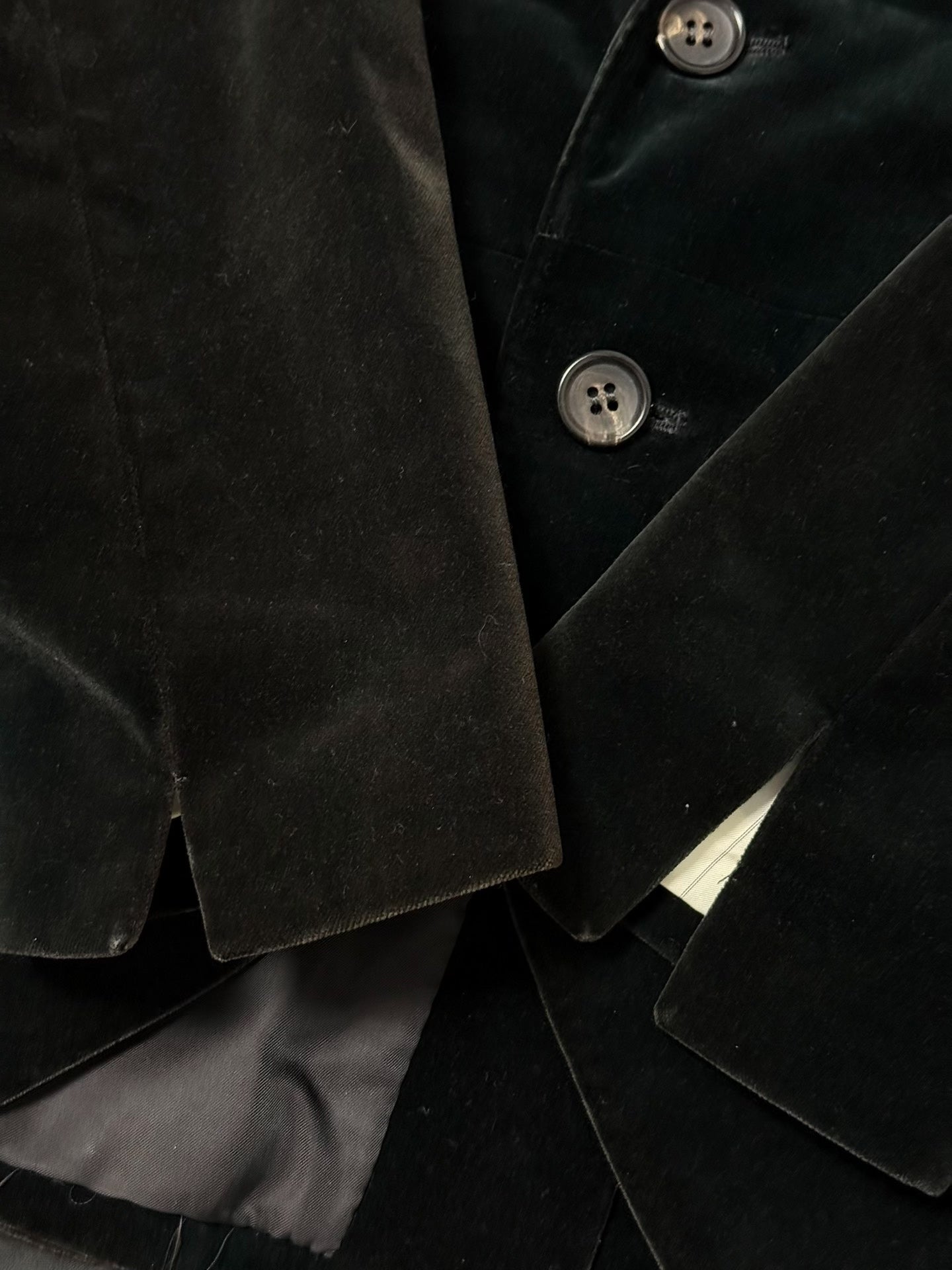 Julius Velvet Split Deconstructed Blazer