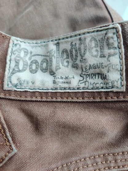 freewheelers bootleggers caramel color pants