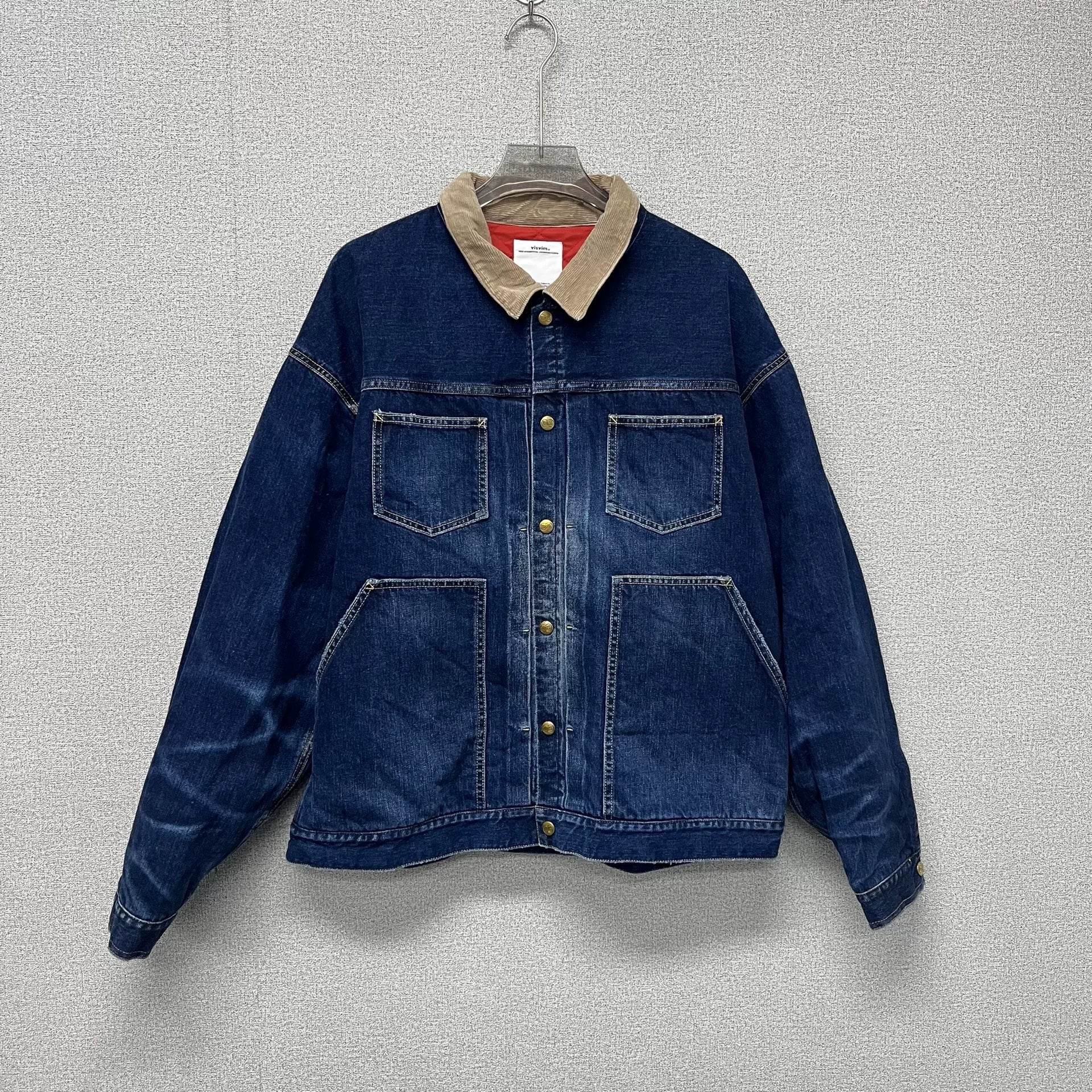 Visvim Corduroy Collar Denim Jacket