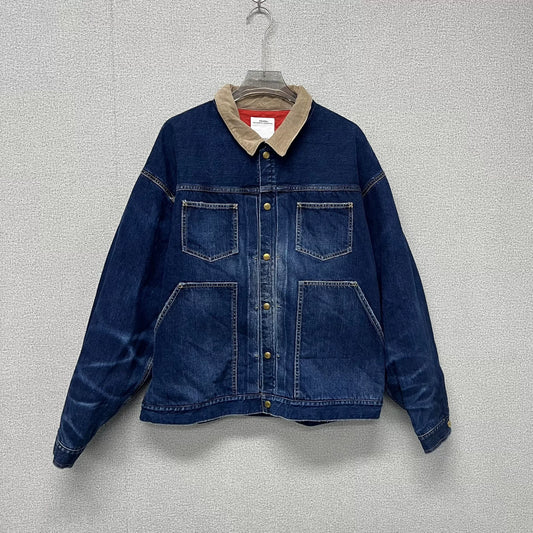 Visvim Corduroy Collar Denim Jacket