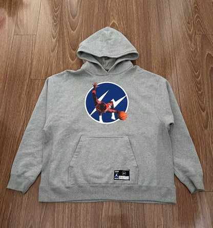 jordan x fragment design hooded sweatshirt
