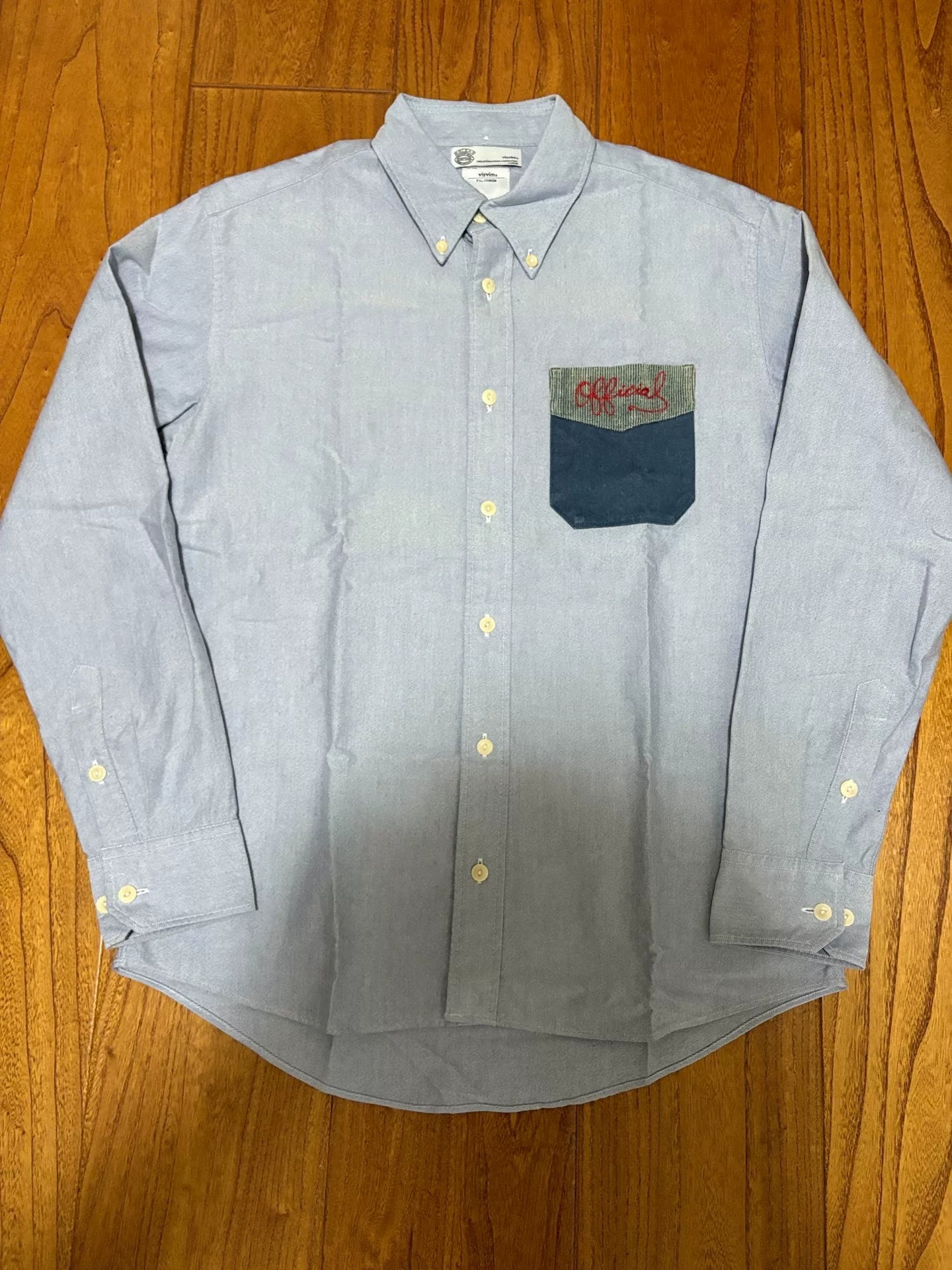 VISVIM 15AW Pocket Embroidery Long-Sleeve Shirt