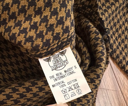 houndstooth flannel shirt by the real mccoy