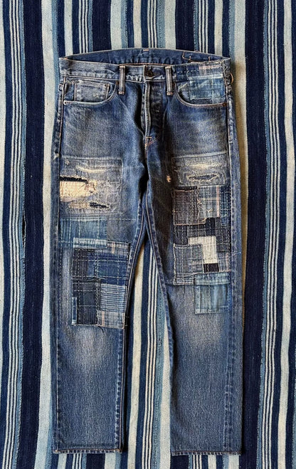 Kuro Aulick 03 Patchwork Denim Pants
