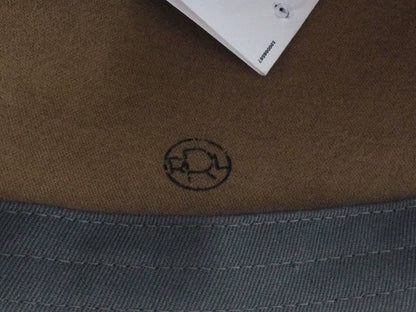 RRL Brown Leather Cap