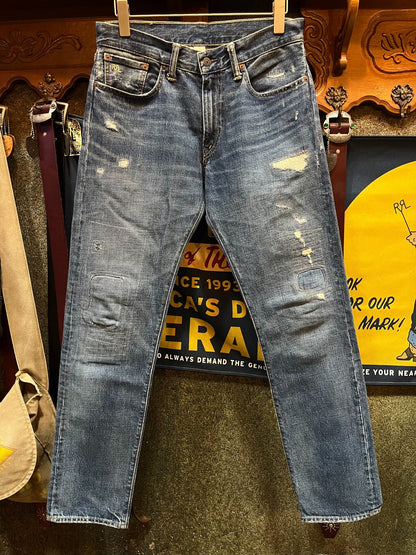 distressed rrl jeans by ralph lauren