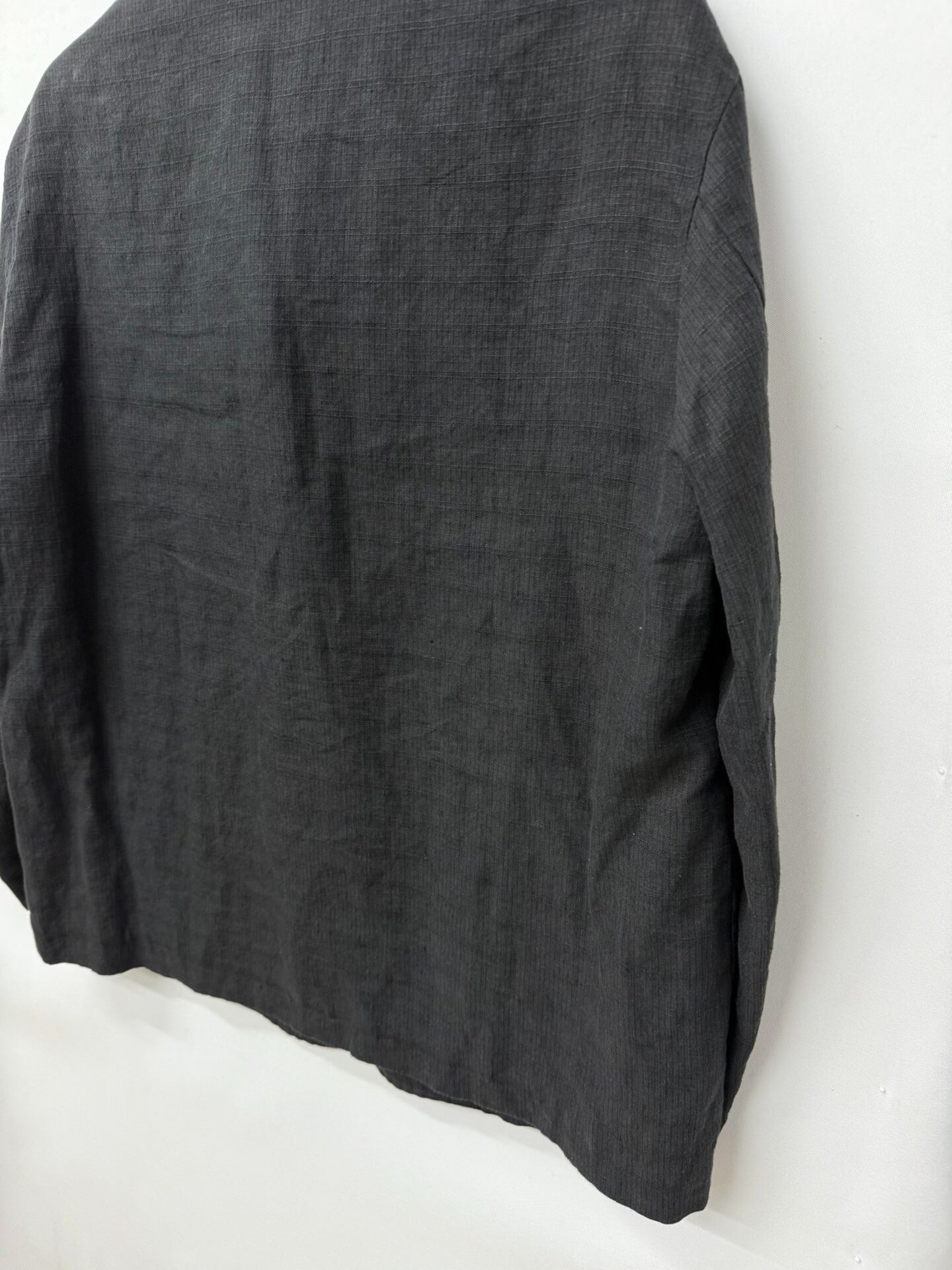 y's for men linen texture collar jacket